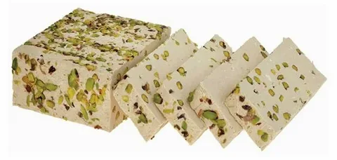 حلوا ارده شکری پسته ای عقاب مناسب تغذیه سالم روزانه